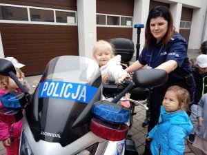 pokaz policyjnego motocykla