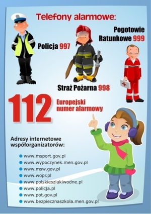 ważne numery alarmowe