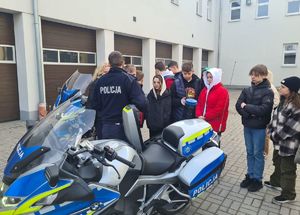 spotkanie z policjantami ruchu drogowego