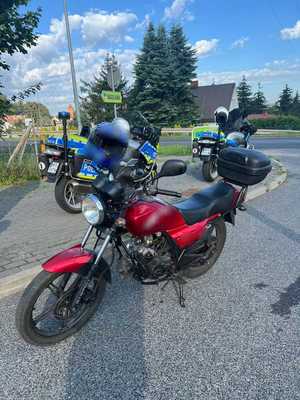 kontrola motorowerzysty