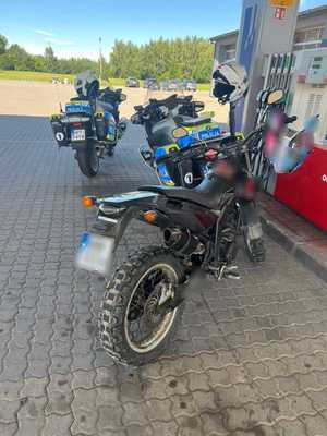 kontrola motorowerzysty